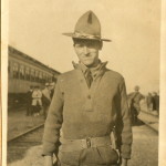 Raymond Shoemaker on the way to Mexico, 1914.